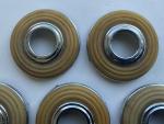 Vintage Mopar Window Crank Escutcheons - Lot of 5