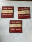 3 Vintage Federal-Mogul 1-9811 BF Thrust Washers