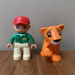 Zoo Truck with Zookeeper and Baby Tiger Cub