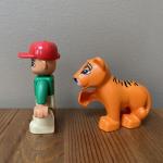 Zoo Truck with Zookeeper and Baby Tiger Cub