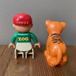 Zoo Truck with Zookeeper and Baby Tiger Cub