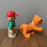 Zoo Truck with Zookeeper and Baby Tiger Cub