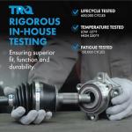 TRQ Front Left CV Axle Shaft for BMW X5/X6