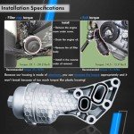 Aluminum Oil Filter Assembly Kit for Hyundai & Kia
