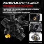 Electric Water Pump with Thermostat for BMW Models