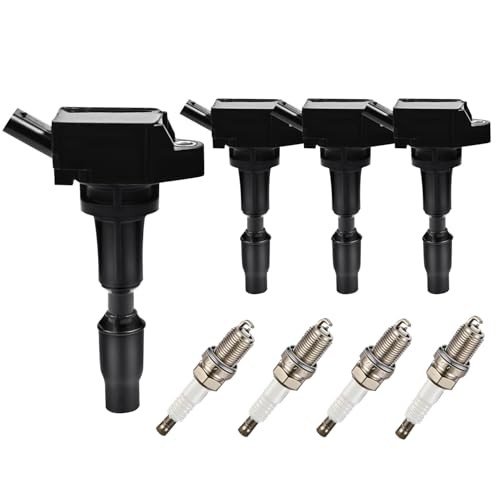 GAGOLCAR UF764 Ignition Coils & Spark Plugs Set