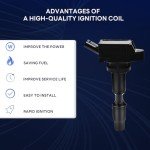 GAGOLCAR UF764 Ignition Coils & Spark Plugs Set