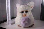 2005 Big Furby White Purple Talking Toy Tiger Parts
