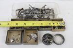 Vintage Watch OEM Parts Lot: Screws, Hands, Crown