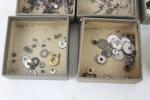Vintage Watch OEM Parts Lot: Screws, Hands, Crown