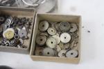 Vintage Watch OEM Parts Lot: Screws, Hands, Crown