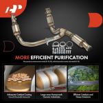 A-Premium Direct-Fit Catalytic Converter Kit for Chevy/GMC