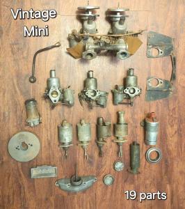 Lot of 19 Vintage Mini Cooper Parts