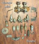 Lot of 19 Vintage Mini Cooper Parts