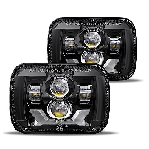 HWSTAR 180W LED H6054 Headlights for Jeep & More