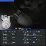 Aluminum Oil Filter Assembly Kit for Hyundai & Kia