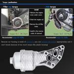 Aluminum Oil Filter Assembly Kit for Hyundai & Kia