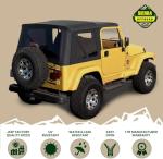 Sierra Offroad Replacement Soft Top for Jeep Wrangler