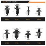 635-Piece Car Push Retainer Clips Assortment