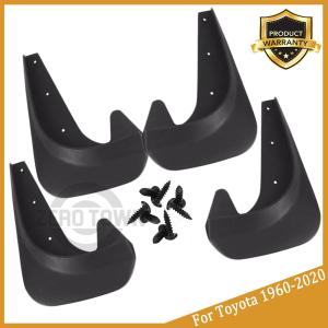 Universal Black Car Mud Flaps - 4 Pack