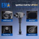 ENA 6-Pack Iridium Spark Plugs and Coils for Nissan