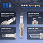 ENA 6-Pack Iridium Spark Plugs and Coils for Nissan