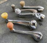 Vintage Window Crank Handle Set of 5