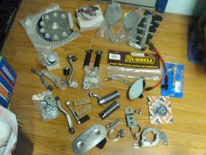 Vintage Harley Davidson Parts Set from the 70s-80s