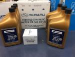 SUBARU Oil Change Kit with Filter & 6 Qts 5W30