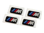 BMW M 3D Stickers Badges Emblems Decals