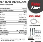 YAMATIC 7/8" Shaft 3000 PSI Pressure Washer Pump