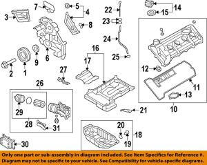 Hyundai Genesis Valve Cover Gasket 12-14