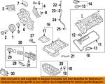 Hyundai Genesis Valve Cover Gasket 12-14
