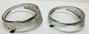 OEM Ford Headlight Bezels Pair from 1960s