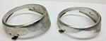 OEM Ford Headlight Bezels Pair from 1960s