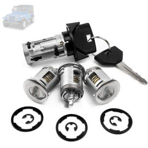 Jeep Wrangler Ignition Switch Lock Cylinder & Keys