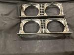 1973 Chevy Impala Chrome Headlight Bezels Pair