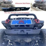 MTNTOPCN Aluminum Skid Plate for Jeep Wrangler & Gladiator