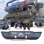 MTNTOPCN Aluminum Skid Plate for Jeep Wrangler & Gladiator