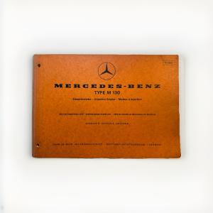 Mercedes OEM M-130 Engine Parts Manual Catalog