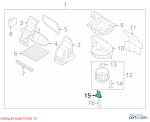 2016 Hyundai Veloster Blower Motor Resistor OEM