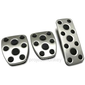Subaru Aluminum Pedal Pad Set - 3 Pieces