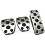 Subaru Aluminum Pedal Pad Set - 3 Pieces