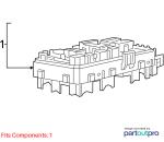 2021 Jeep Wrangler OEM Fuse Box 68481779AB