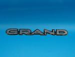 Vintage Grand Emblem Badge Chrome Metal Trim