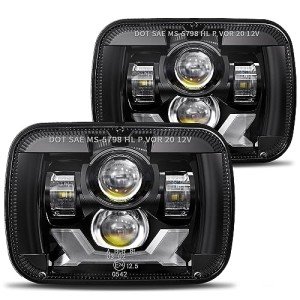 HWSTAR 180W LED H6054 Headlights for Jeep & More