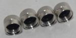 Genuine BMW Stainless Steel Valve Stem Caps 4pc