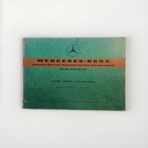 Mercedes 1966-1973 OEM Transmission Parts Manual