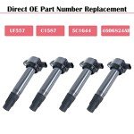 Ignition Coil Pack and Spark Plugs Set - Jeep, Dodge, Chrysler