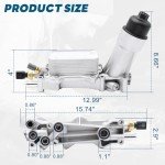 Aluminum Oil Cooler Adapter for Chrysler Dodge Jeep